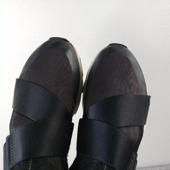 Sorel Kinetic Sneak Womens Size 8 Shoes Black Athletic Sneakers Slip On - Picture 6 of 10